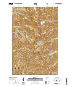 Snowshoe Peak 2020 topographic map thumbnail
