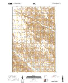 South of Four Buttes 2020 topographic map thumbnail