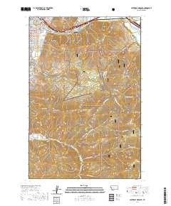 Southeast Missoula 2020 topographic map thumbnail