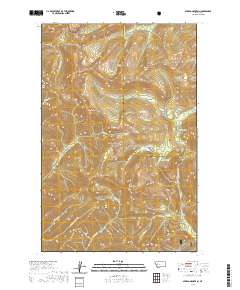 Spread Mountain 2020 topographic map thumbnail