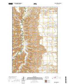 Spring Coulee 2020 topographic map thumbnail