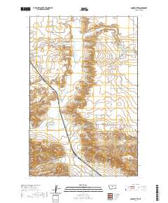 Square Butte 2020 topographic map thumbnail