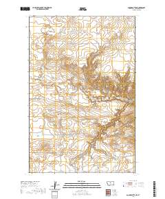 Square Butte NE 2020 topographic map thumbnail
