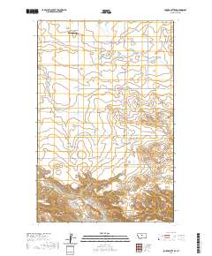 Square Butte SE 2020 topographic map thumbnail