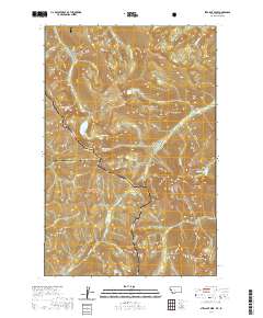 Straight Peak 2020 topographic map thumbnail