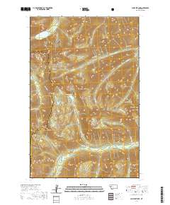 Sunburst Lake 2020 topographic map thumbnail