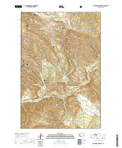 Sunflower Mountain 2020 topographic map thumbnail