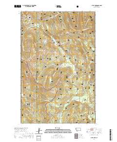 Sylvia Lake 2020 topographic map thumbnail
