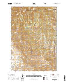 Table Mountain 2020 topographic map thumbnail