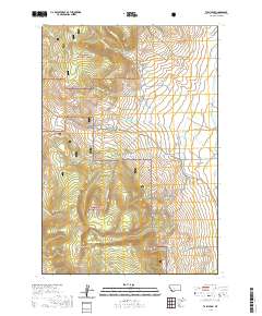 Tash Peak 2020 topographic map thumbnail