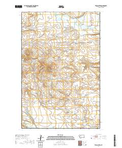 Teton Buttes 2020 topographic map thumbnail