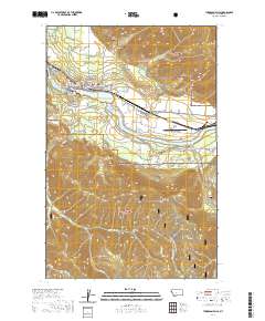 Thompson Falls 2020 topographic map thumbnail