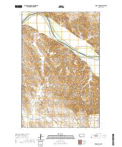 Three Buttes 2020 topographic map thumbnail