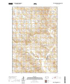 Three Buttes Creek East 2020 topographic map thumbnail