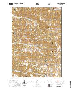 Threemile Buttes 2020 topographic map thumbnail