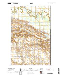 Threemile Reservoir 2020 topographic map thumbnail