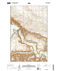 Tiber Dam 2020 topographic map thumbnail
