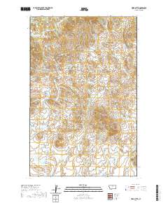 Tiger Butte 2020 topographic map thumbnail
