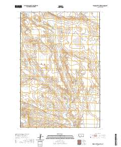 Timber Buttes North 2020 topographic map thumbnail