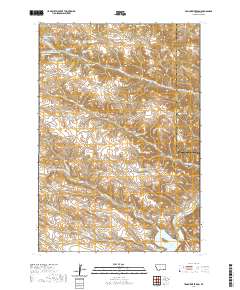 Tongue River Dam 2020 topographic map thumbnail