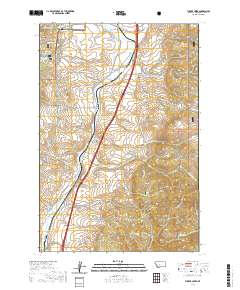 Tucker Creek 2020 topographic map thumbnail