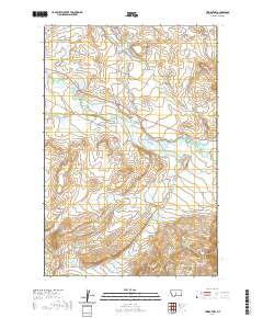 Twodot NW 2020 topographic map thumbnail