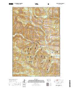 Upper Jocko Lake 2020 topographic map thumbnail