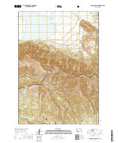 Upper Red Rock Lake 2020 topographic map thumbnail