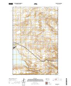 Valier East 2020 topographic map thumbnail