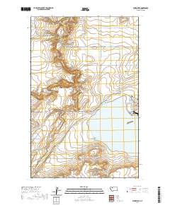 Valier West 2020 topographic map thumbnail