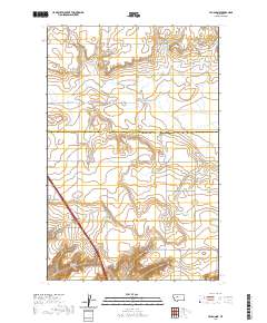 Vaughn NE 2020 topographic map thumbnail