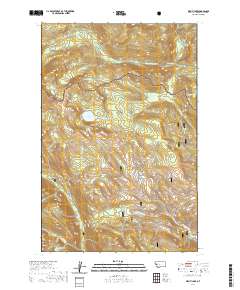 Wapiti Lake 2020 topographic map thumbnail
