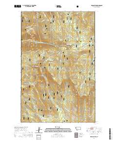 Warland Peak 2020 topographic map thumbnail