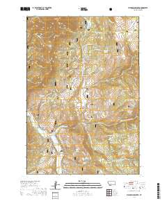 Warm Springs Creek 2020 topographic map thumbnail