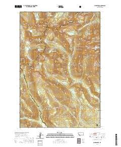 Warren Peak 2020 topographic map thumbnail