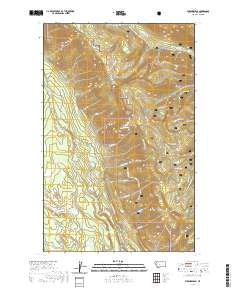 Werner Peak 2020 topographic map thumbnail