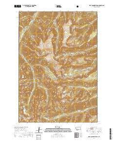 West Boulder Plateau 2020 topographic map thumbnail