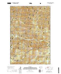 West Fork Butte 2020 topographic map thumbnail