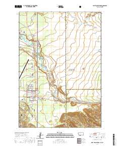 West Yellowstone 2020 topographic map thumbnail