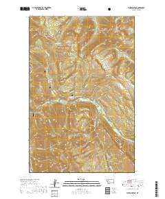 Whitcomb Peak 2020 topographic map thumbnail