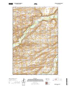 White Man Coulee 2020 topographic map thumbnail