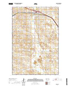 Wibaux 2020 topographic map thumbnail