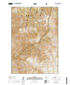Wickiup Creek 2020 topographic map thumbnail