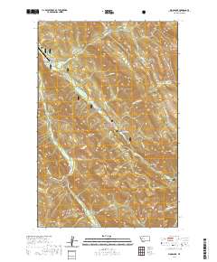 Wood Lake 2020 topographic map thumbnail