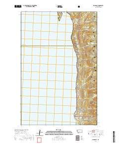 Woods Bay 2020 topographic map thumbnail