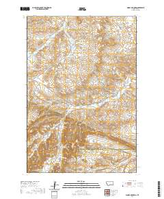 Woody Mountain 2020 topographic map thumbnail