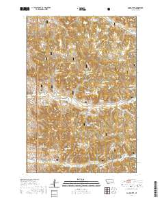 Yager Butte 2020 topographic map thumbnail