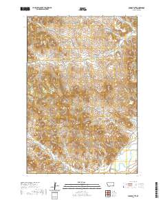 Yarger Butte 2020 topographic map thumbnail