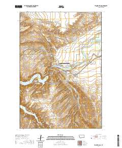 Yellowtail Dam 2020 topographic map thumbnail