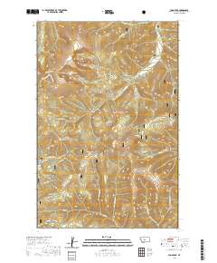 Yogo Peak 2020 topographic map thumbnail